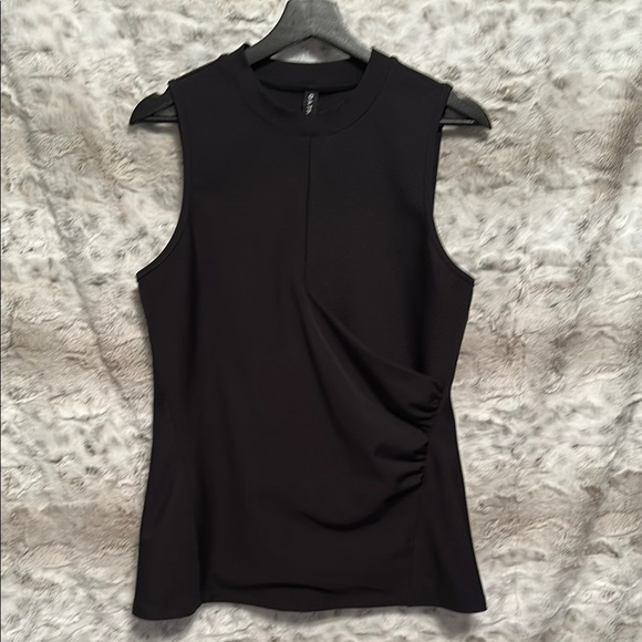 Athleta Elegant Black Sleeveless Top Size L - Picture 1 of 4